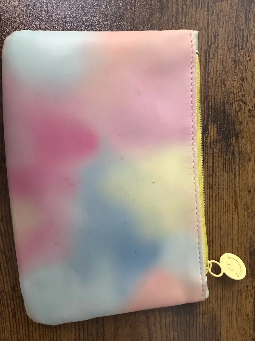 Colorful makeup pouch